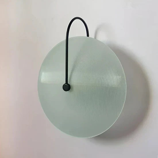 Thalor Scandinavian Round Glass Wall Lamp