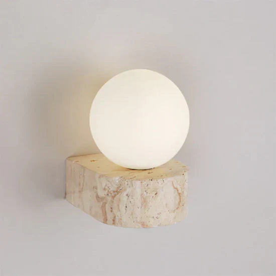Myro Glass Wall Lamp Round