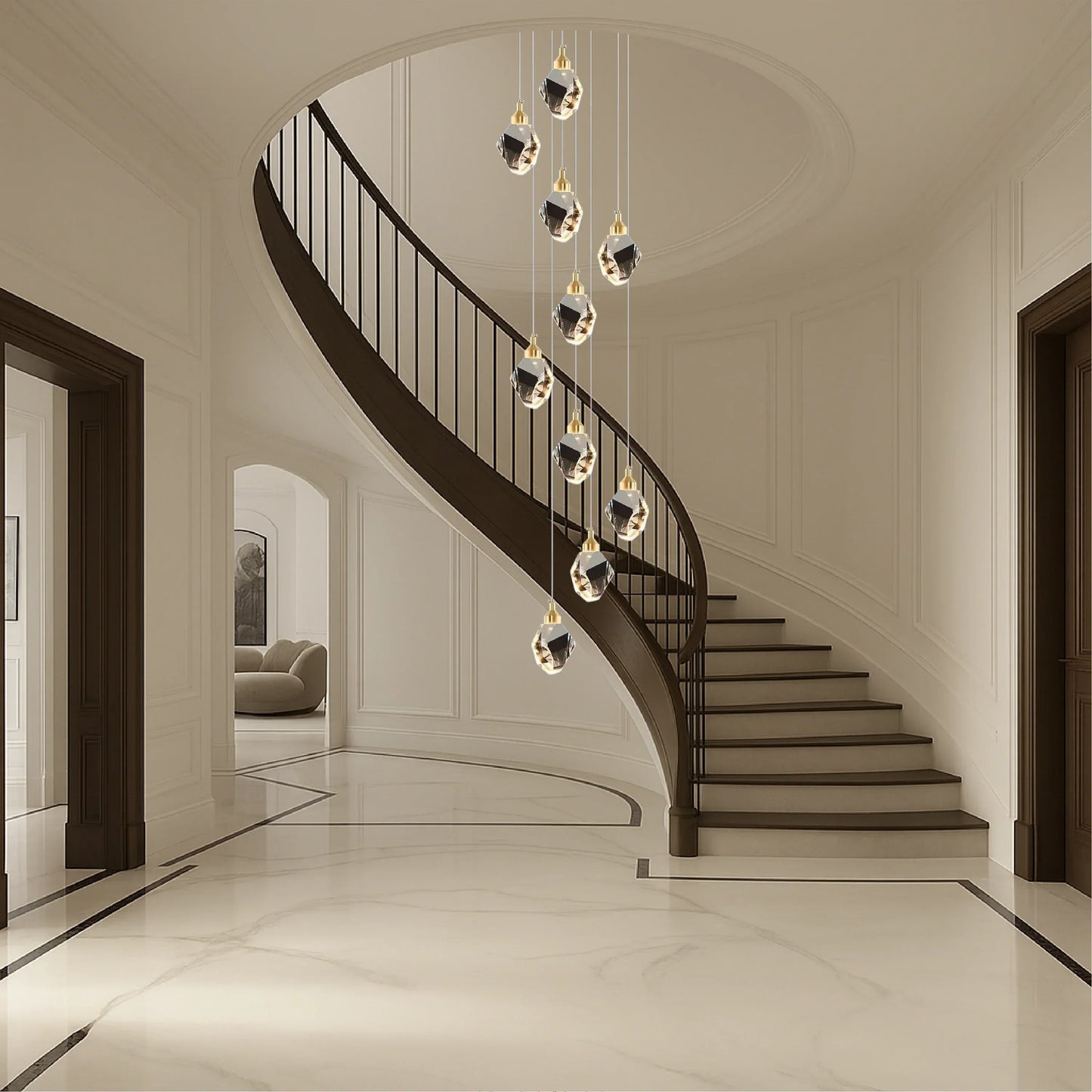Aurevia Crystal Chandelier