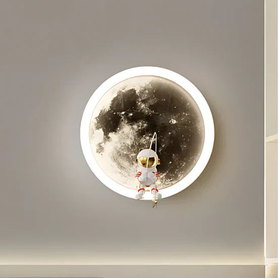 Velmir LED Wall Lamp Moon Astronaut