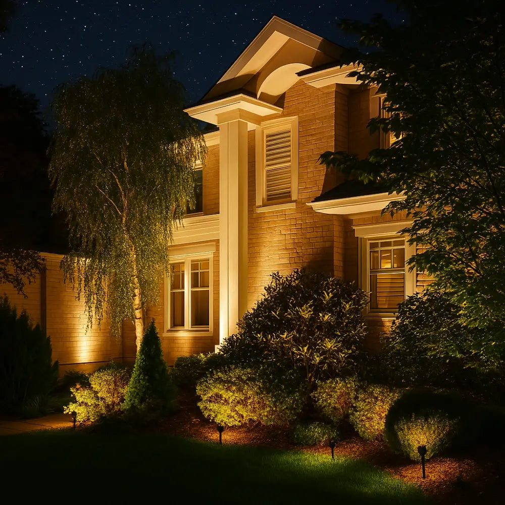 Solar Powered Garden Spotlight (Set of 2)