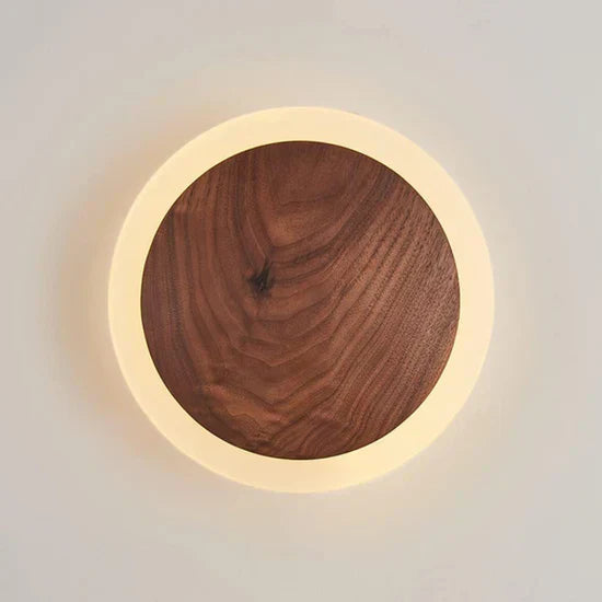 Nalo Scandinavian Wooden LED Wall Lamp