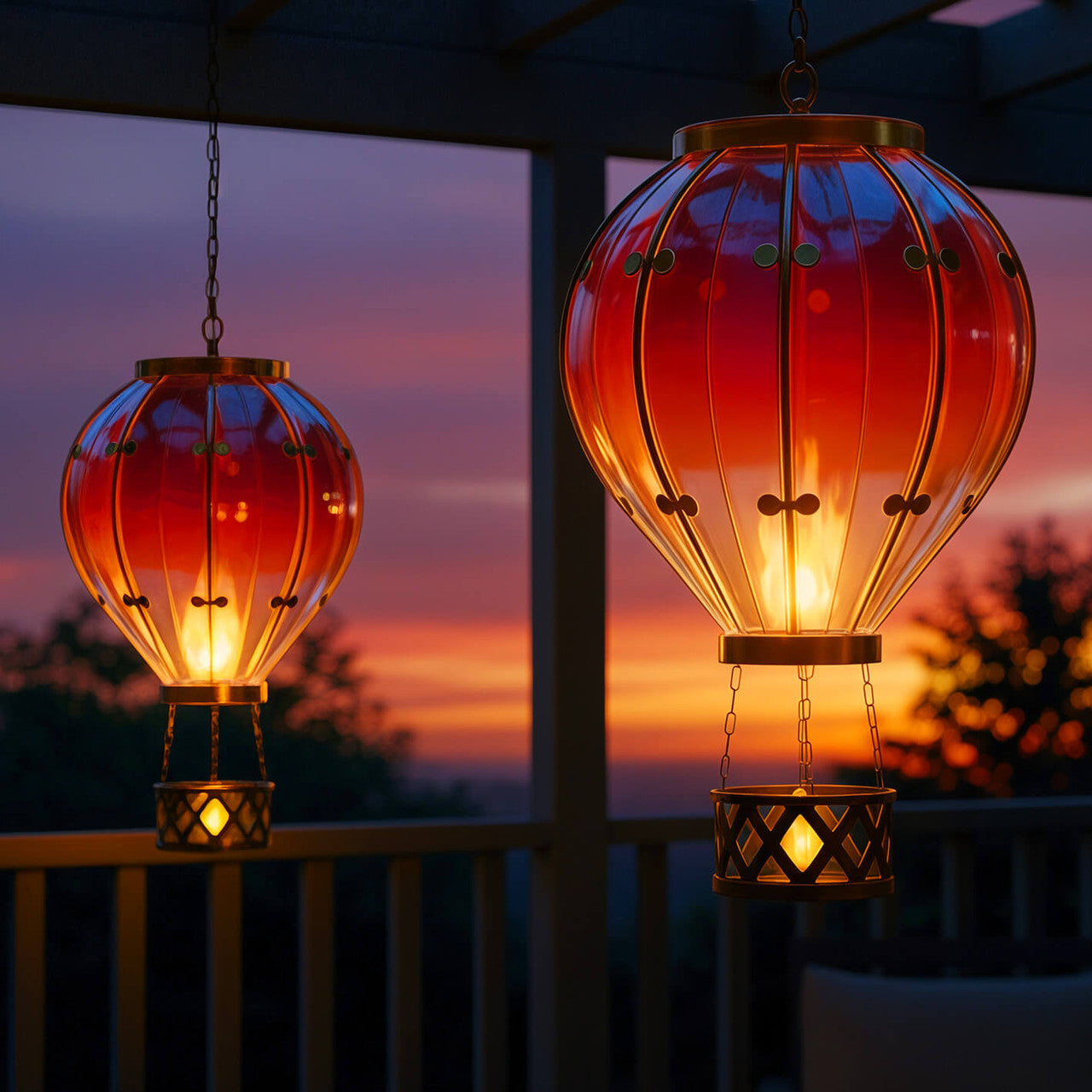 Twinkling Tree Hot Air Balloon by Montavio Home