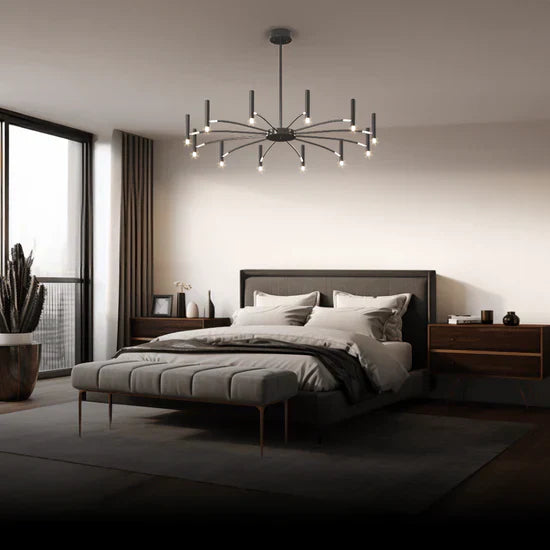 Clarona Elegant Chandelier with Candle Lights