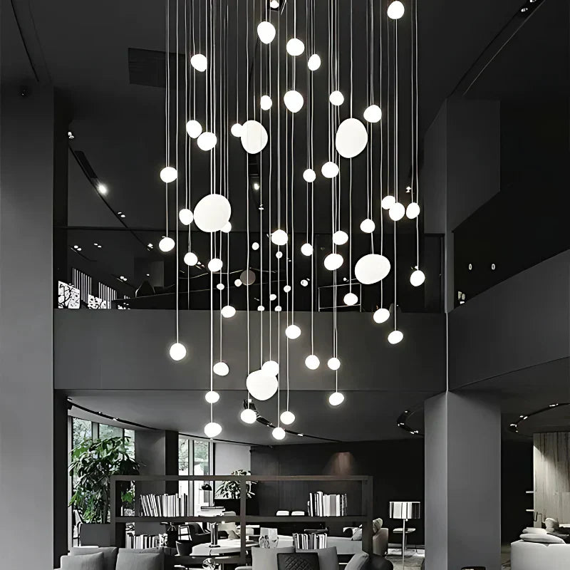Auralyne Glass Pebble Pendant Lamp