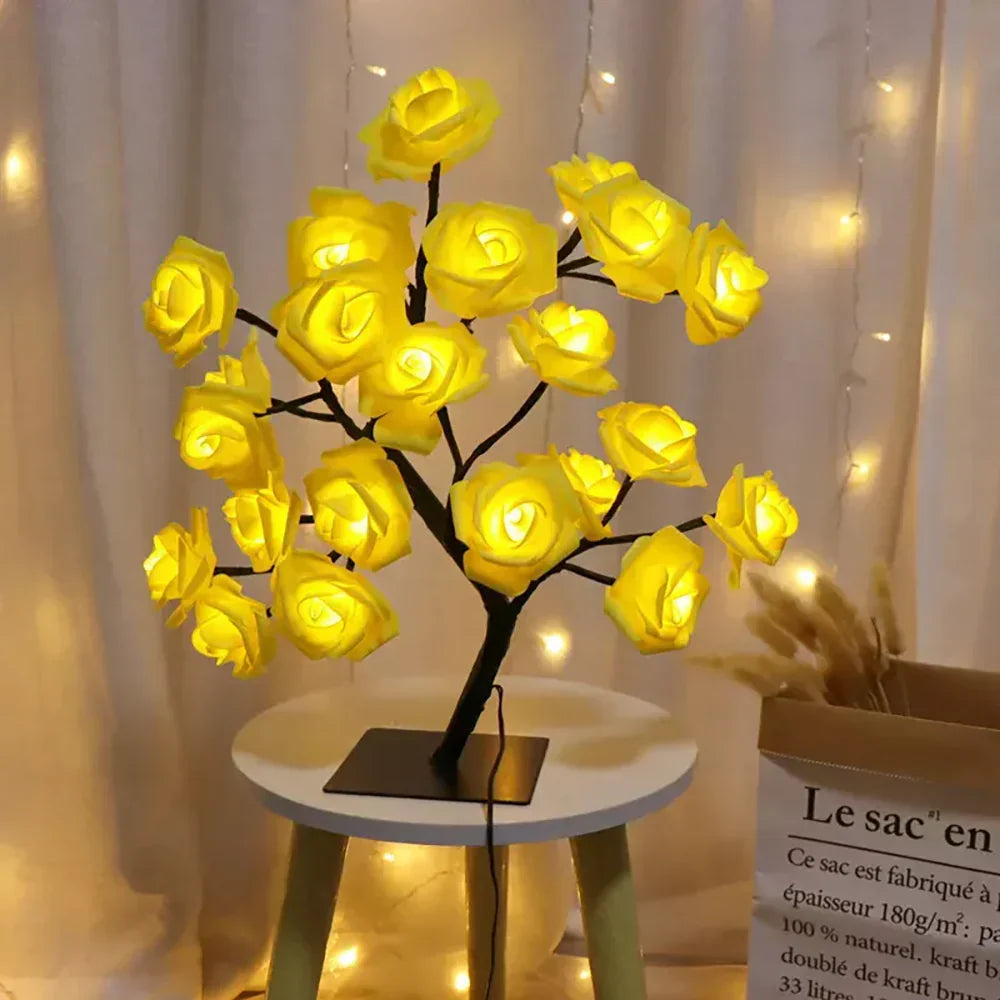 The Twinkling Tree Charming Rose Tree by Montavio Home