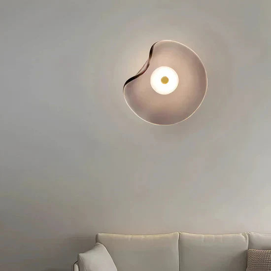 Ephyra Curved Glass Wall Lamp