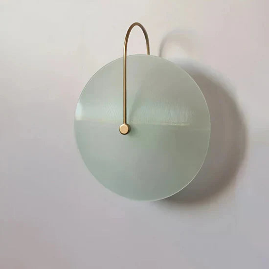 Thalor Scandinavian Round Glass Wall Lamp