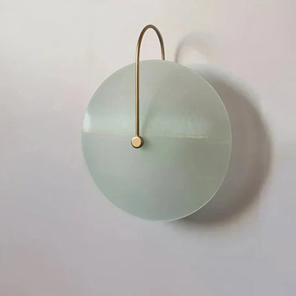 Thalor Scandinavian Round Glass Wall Lamp