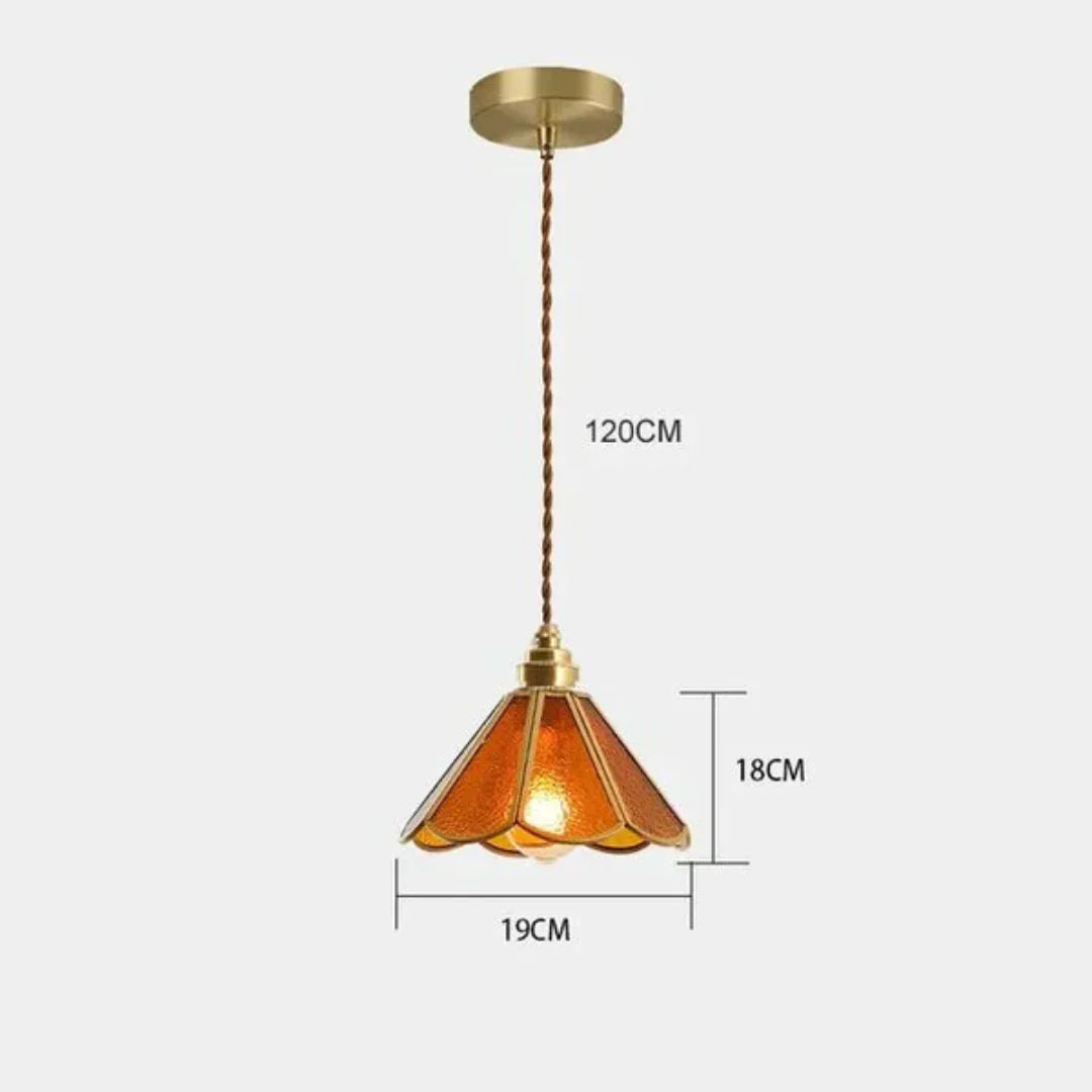 Brivon Design Hanging Lamp Stained Glass