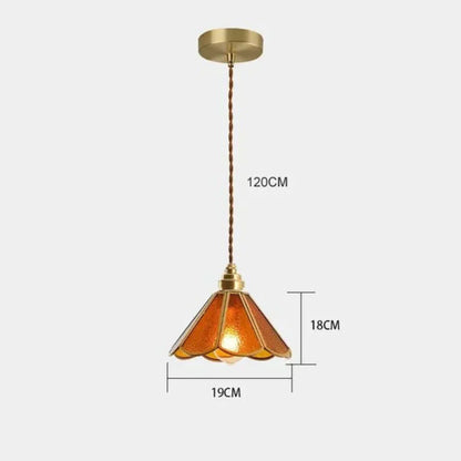 Brivon Design Hanging Lamp Stained Glass