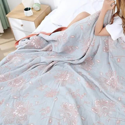 Floral Dream Comfort Cotton Blanket