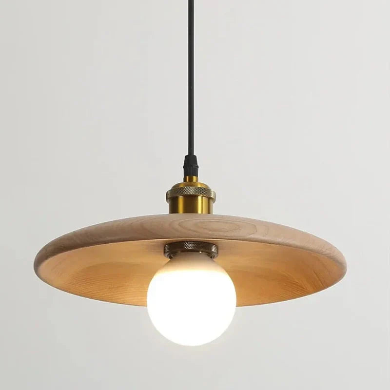 Virena Nordic Minimalist Wooden LED Pendant Lamp