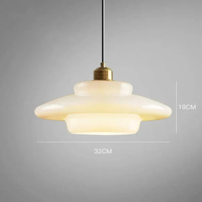 Omrix White Glass Design Pendant Lamp