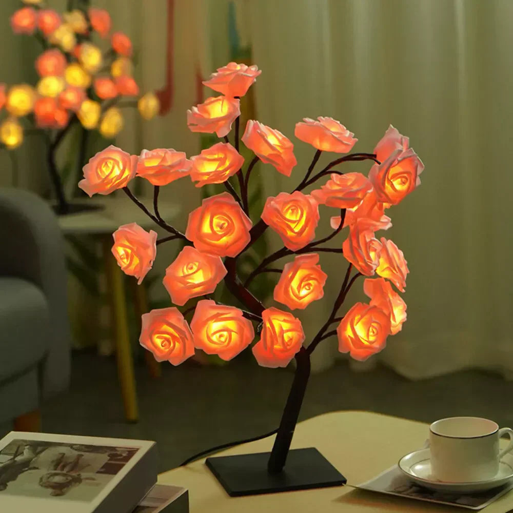 The Twinkling Tree Charming Rose Tree by Montavio Home