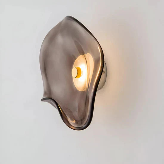 Ephyra Curved Glass Wall Lamp