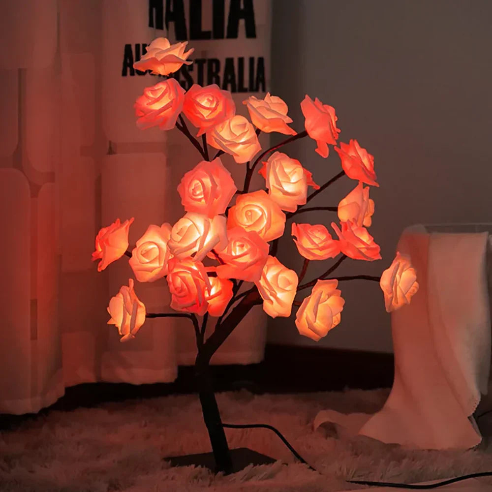 The Twinkling Tree Charming Rose Tree by Montavio Home