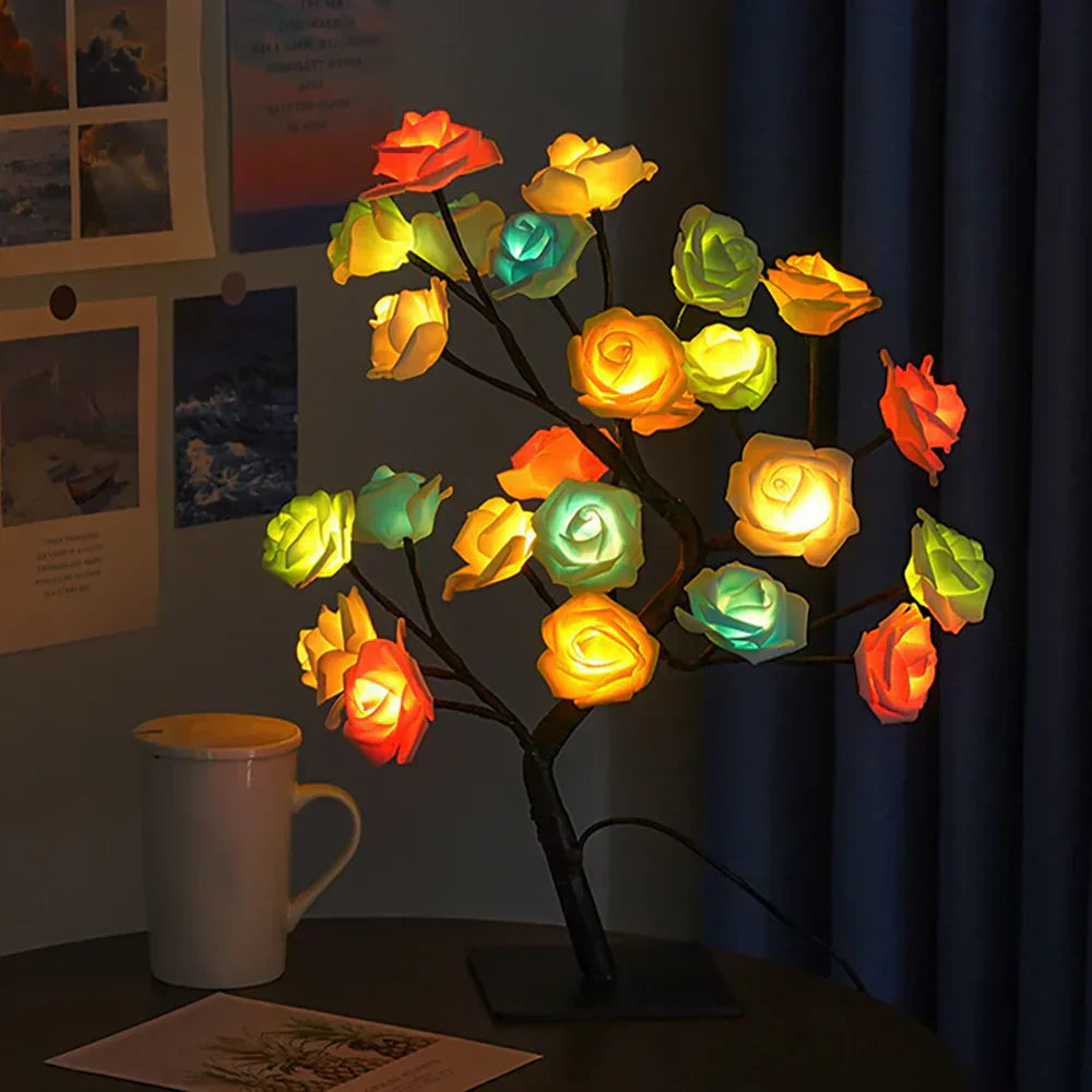 The Twinkling Tree Charming Rose Tree by Montavio Home
