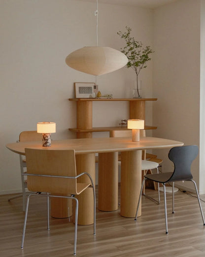 Strata Portable Lamp | Calacatta Viola - 9.5" / 24cm