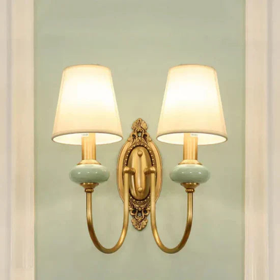 Halcyon Vintage Retro Wall Lamp Copper