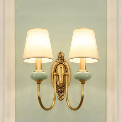 Halcyon Vintage Retro Wall Lamp Copper