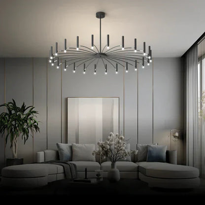 Clarona Elegant Chandelier with Candle Lights