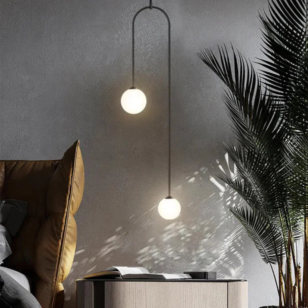 Fayr Stylish Living Room Glass Pendant Lamp