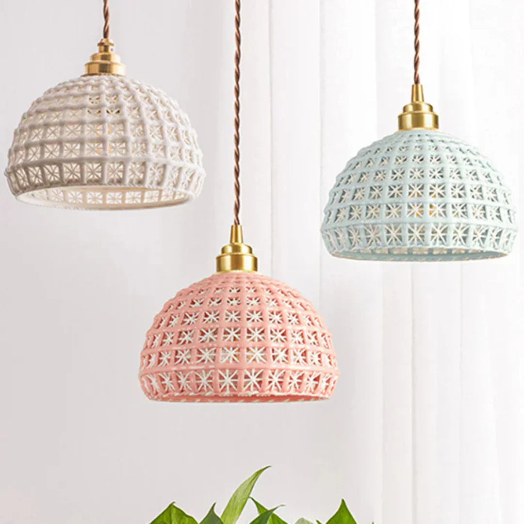 Syra Minimalist Ceramic Pendant Lamp
