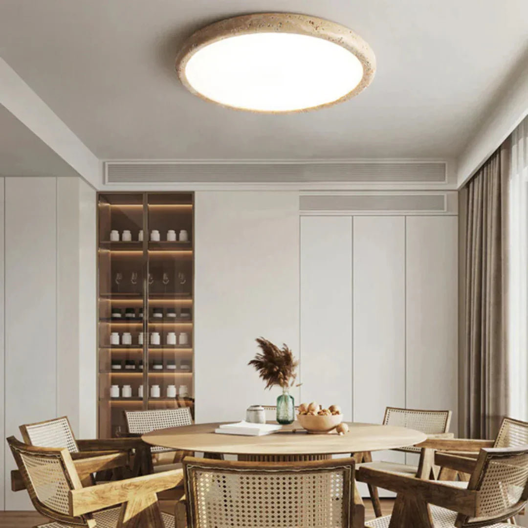Noct Natural Stone LED Ceiling Lamp