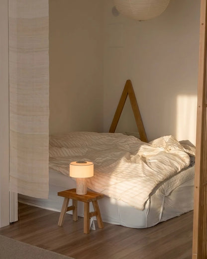 The Original - Strata Portable Lamp | Travertine - 9.5" / 24cm