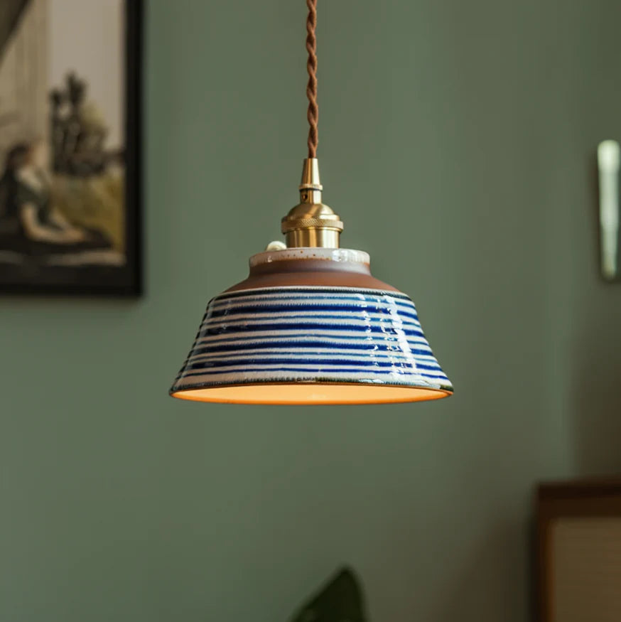 Ronja | Hand-Painted Ceramic Pendant Light