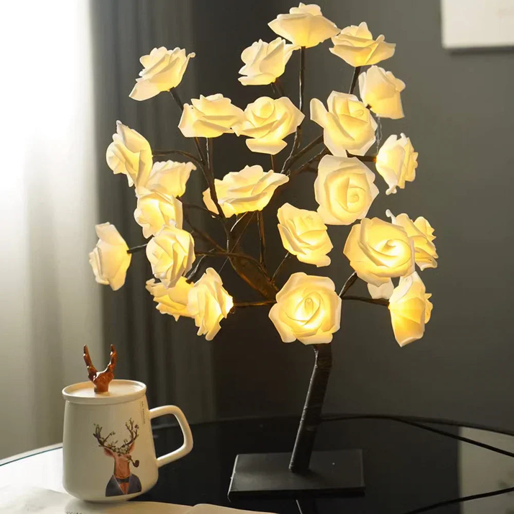 The Twinkling Tree Charming Rose Tree by Montavio Home