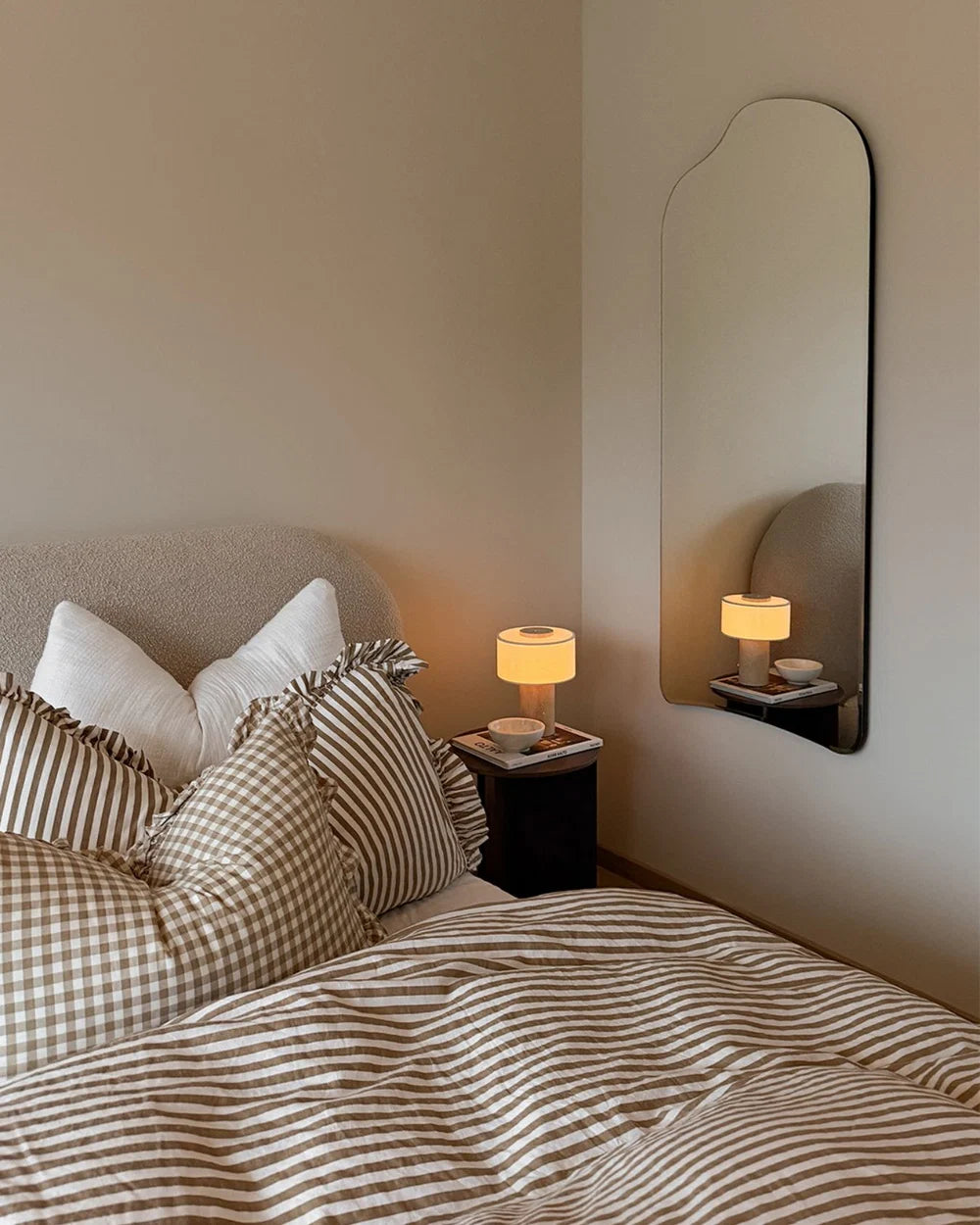 The Original - Strata Portable Lamp | Travertine - 9.5" / 24cm