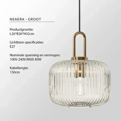 Neaera Modern Glass Pendant Lamp