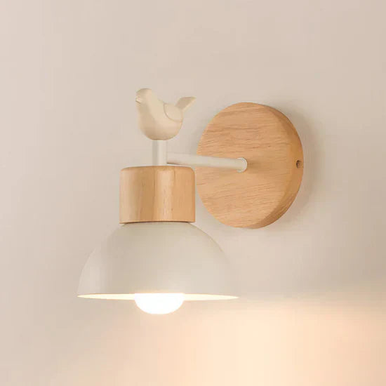 Xenia Stylish Wooden Wall Lamp