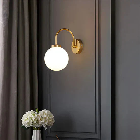 Licinia Wall Lamp with Glass Ball