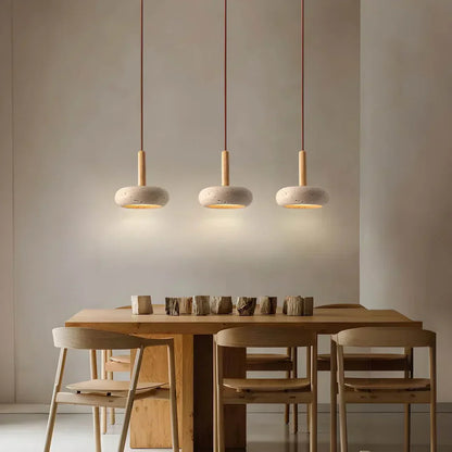 Faustina Travertine Pendant Lamp