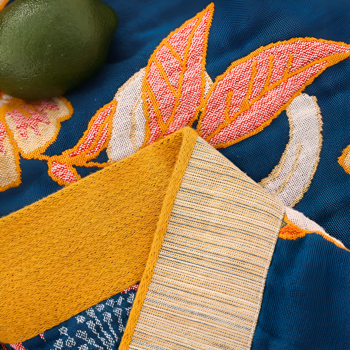 Soft Reversible Floral Cotton Blanket