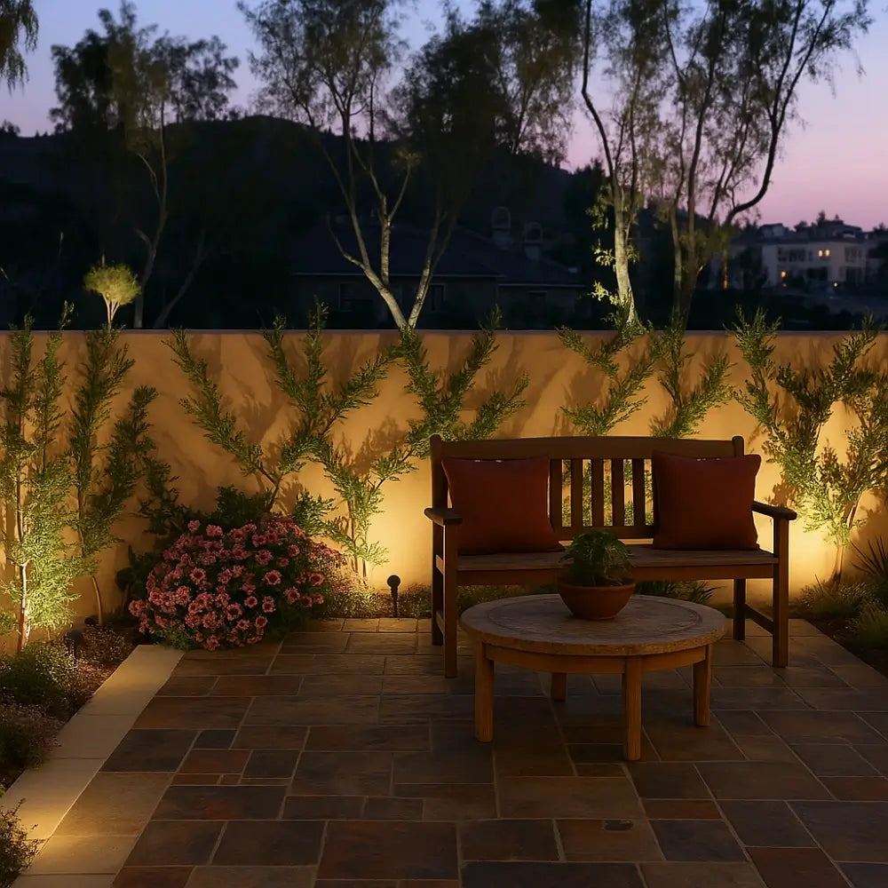 Solar Powered Garden Spotlight (Set of 2)