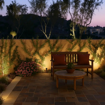 Solar Powered Garden Spotlight (Set of 2)