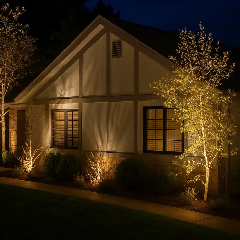 Solar Powered Garden Spotlight (Set of 2)