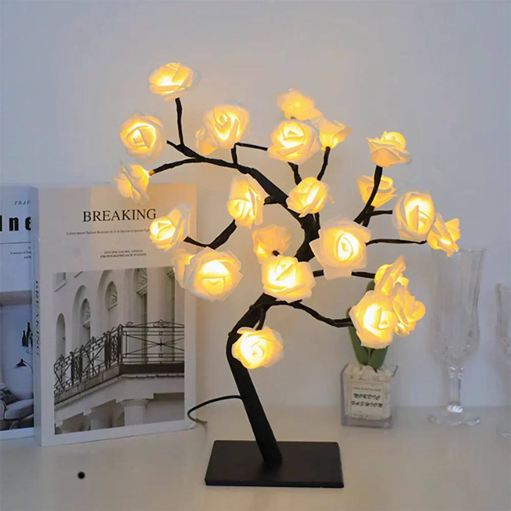 The Twinkling Tree Charming Rose Tree by Montavio Home
