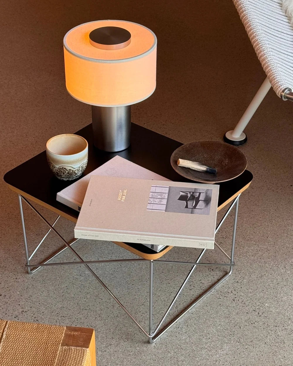 Strata Portable Lamp | Satin Aluminium - 9.5" / 24cm