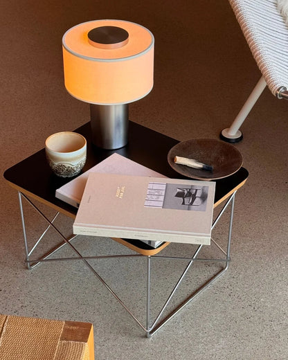 Strata Portable Lamp | Satin Aluminium - 9.5" / 24cm