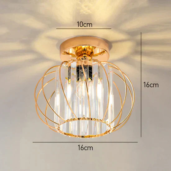 Panacea Modern Glass Ceiling Lamp