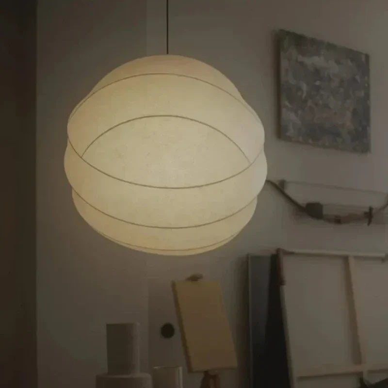 Calythea Wabi Sabi Silk Ball LED Pendant Lamp