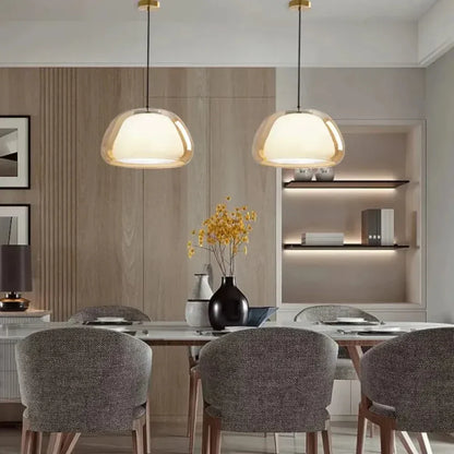 Serenza Modern Glass Pendant Lamp for Living Room & Dining Table