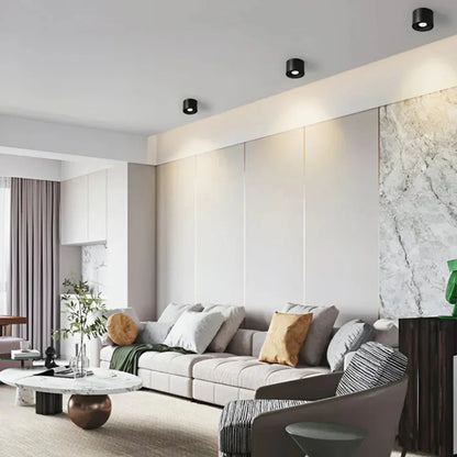 Selas Minimalist LED Ceiling Lamp | 360° Rotatable Design