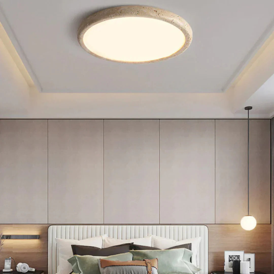 Noct Natural Stone LED Ceiling Lamp