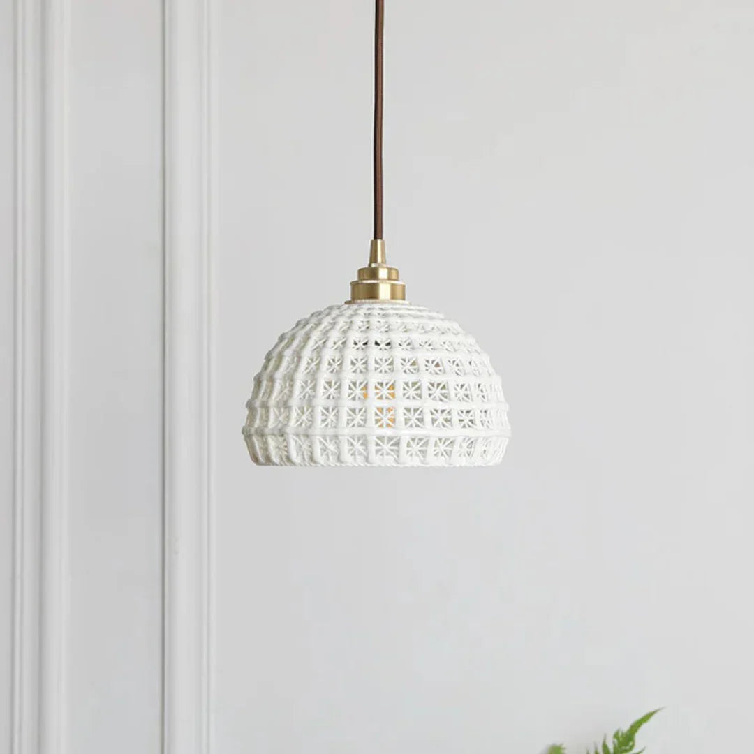 Syra Minimalist Ceramic Pendant Lamp